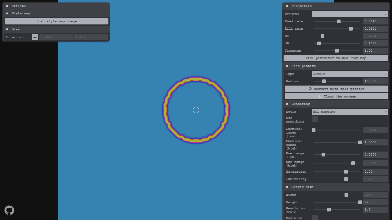 Reaction Diffusion screenshot 1
