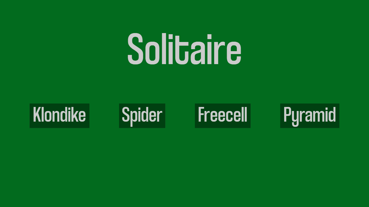 Solitaire screenshot 1
