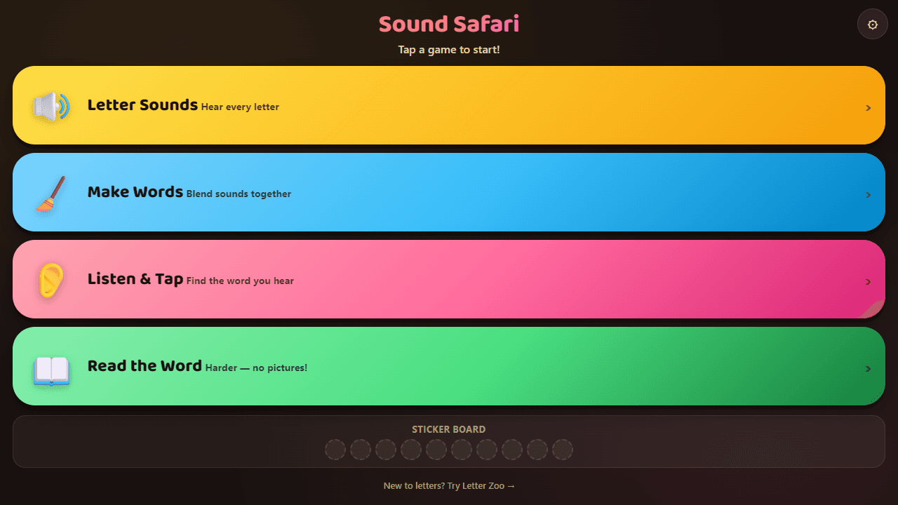 Sound Safari screenshot 1