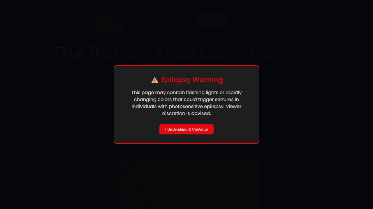 The Useless Button screenshot 1