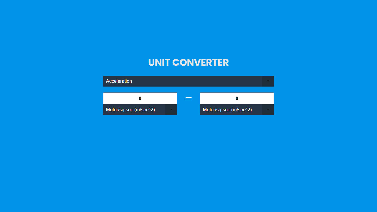 Unit Converter screenshot 1