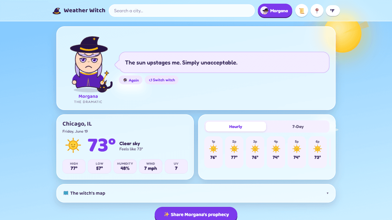 Weather Witch screenshot 1